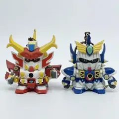 SDガンダムフォース 武者頑駄無爆熱丸 翼の騎士ゼロ キーホルダー セット