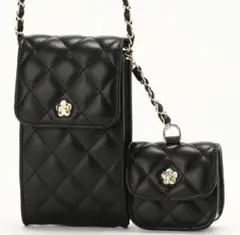 【即購入OK】キルティングマルチミニショルダー 黒
