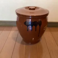 常滑焼久松窯 丸壺5号 陶器 漬け物容器 蓋付き - メルカリ