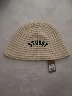 Stussy クロシェ編み バケットハット アイボリーのサムネイル