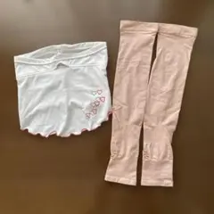 ハート柄フェイスマスク アームカバー