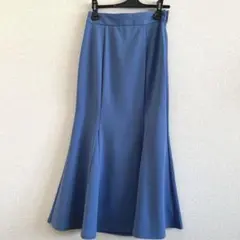 GU マーメイドスカート　くすみブルー