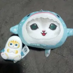 モフサンド サメニャン風 ミニフィギュア フェイスぬいぐるみ 2体セットのサムネイル