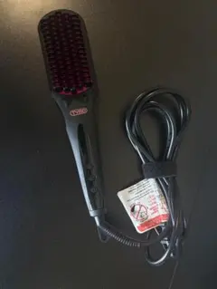 ブラシヘアアイロン ブラック