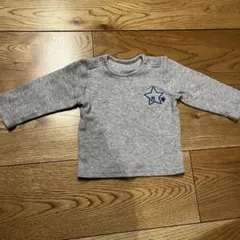 グレー　トップス　80 長袖　ベビー　キッズ