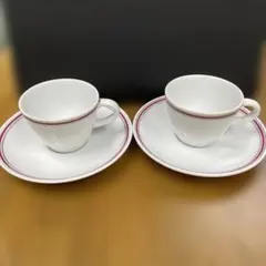 【特価】Noritake カップ&ソーサー 2客セット
