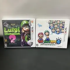(3-2)3DS ルイージマンション2 マリオ＆ルイージRPG4 ソフトセット