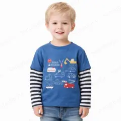 トップス　100 子供服 男の子 ボーダー