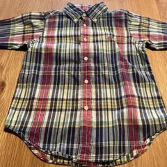 Ralph Lauren ラルフローレンチェック柄 長袖シャツ 4T