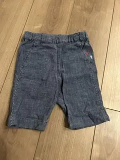 familiar デニム生地ハーフパンツ　100