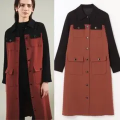 グレースコンチネンタル　バイカラージャケットドレス　未使用新品　38