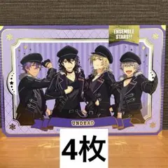 あんスタ　GiGO ノベルティ　箔押しユニットポストカード　UNDEAD 4枚