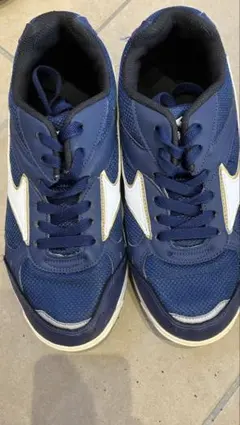 Mizuno スポーツシューズ 23.5cm ネイビー/ホワイト