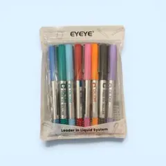 【新品未使用】EYEYE 8色セット 0.5mm 水性ローラーボールペンのサムネイル