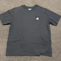 Carhartt 黒Tシャツ XL ポケット付き