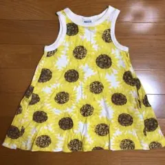 ヒマワリ柄　ワンピース　値下げしました！