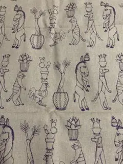 綿麻キャンバス生地　ブレーメン