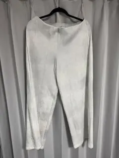 ZARA ホワイト ワイドパンツ Lサイズ