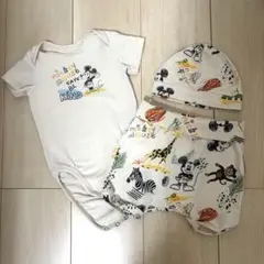 H&M Disney ミッキー ベビー服 3点セット 74cmのサムネイル