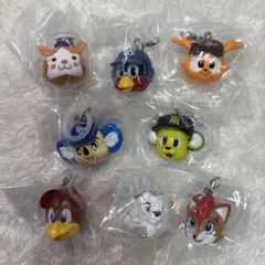 プロ野球マスコット めじるしアクセサリー 8個セット