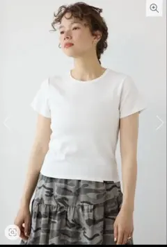 半袖 Tシャツ ホワイト 無地 シンプルのサムネイル