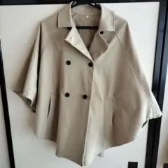 cocaトレンチポンチョコート