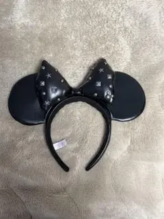 ディズニー　レザーカチューシャ