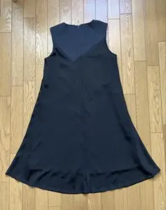 美品　ear ワンピース　ノースリーブ 切替　異素材　フリーサイズのサムネイル