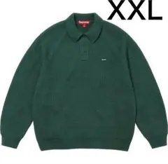 Supreme Small Box Polo Sweater navy Mサイズ - メルカリ