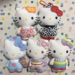 ハローキティ50周年 ハッピーセット マック ぬいぐるみ マスコット　5点セット