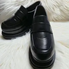GRLグレイル　レザー厚底ローファー23.5㎝