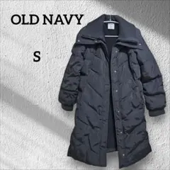 OLD NAVY ダウンジャケット S/P レディース ロングダウン 黒