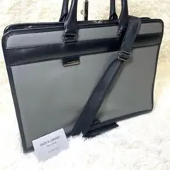 【美品】カルバンクライン ブリーフケース2wayビジネスバッグ レザー A4