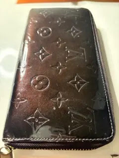 Louis Vuitton ブラウンレザー長財布