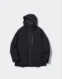 UNIQLO ハイブリッドダウンパーカ　Lサイズ　ブラック