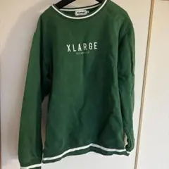 XLARGE グリーン　トレーナー