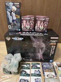 未開封 HUNTER×HUNTER 1番くじ ミケ A賞キルア E賞アルカ2個