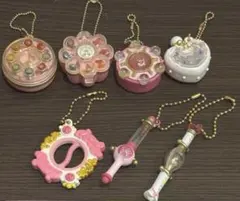おジャ魔女どれみ　カプセルトイ7個セット　タップチャーム　コロンチャーム
