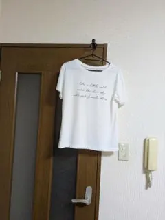 エニィスィスロゴプリント 半袖Tシャツ ホワイトのサムネイル