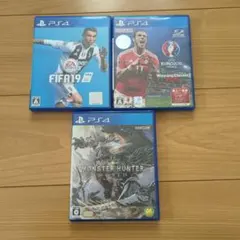 MONSTER HUNTER WORLD＆ウイイレ FIFA PS4 セット