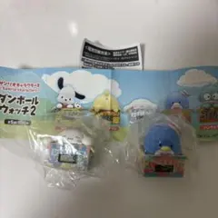 ダンボールウォッチ 시나모롤 タキシードサム 時計 가챠