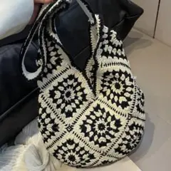 黒白トートバッグ