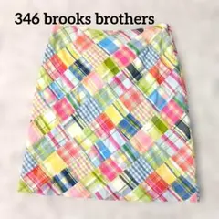 346 brooks brothers　パッチワーク　スカートのサムネイル