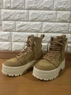 ナイキ エアジョーダン1 ブルックリン ベージュ 24cm ブーツ