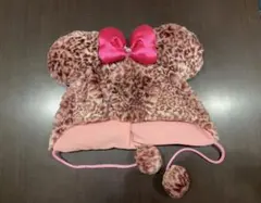 ディズニー ヒョウ柄 ピンク ファンキャップ