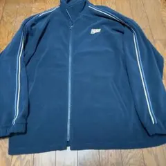 【希少】PUMA プーマ トラック ジャージ 金刺繍ロゴ ネイビー ワッフル