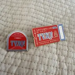 TVXQ! SMTOWN LIVE 2019 ピンバッジ 2個セット　東方神起
