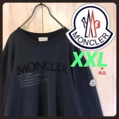 モンクレール スウェット 立体センターロゴ 肩パッチ刺ロゴ入り