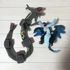 色違いレックウザ(黒いレックウザ) メガリザードンX ぬいぐるみ ポケモン