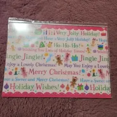 ディズニークリスマスデザイン A4クリアファイル